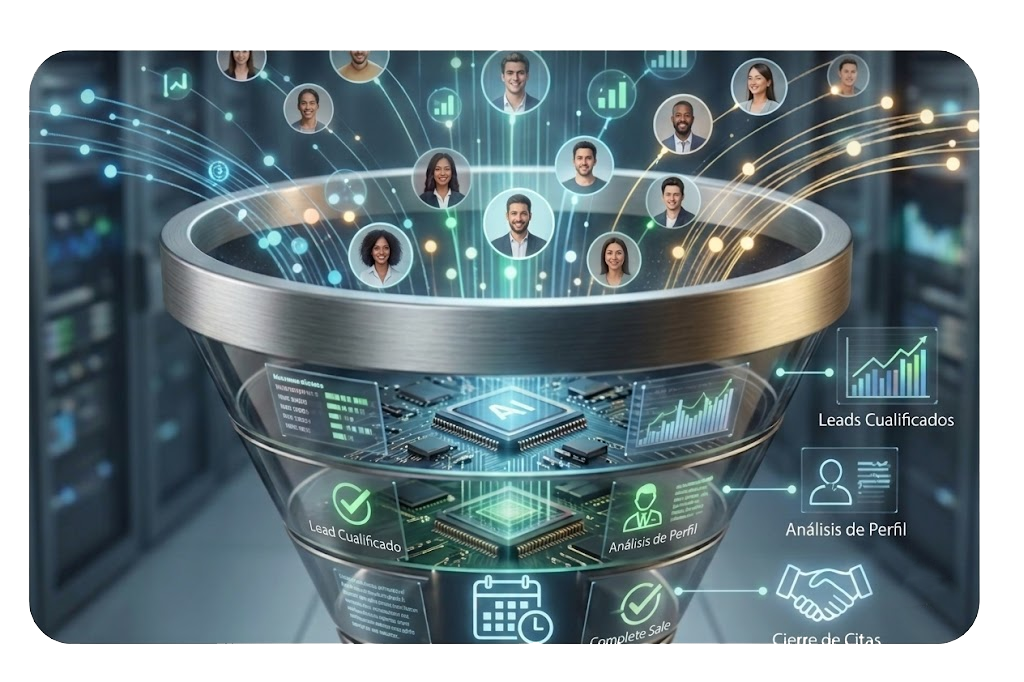 Inteligencia Artificial y embudos de ventas en 2026 - Femara Digital